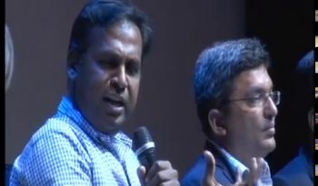 Dr Rishi at Map my India&rsquo;s 2017 panel discussion to Seize the Future with IoT.