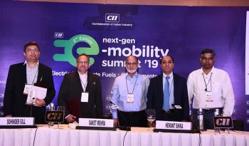 Dr Rishi was part of the Panel Discussion 'Electrifying Mobility in India &ndash; Building blocks for a sustainable EV ecosystem' in the CII Next-Gen eMobility Summit 2019.